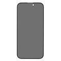 iPhone 17 Pro Privacy Full Cover Beskyttelsesglass - Svart Kant