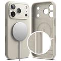 iPhone 17 Pro Ringke Liquid Silicone MagSafe Deksel - Stein