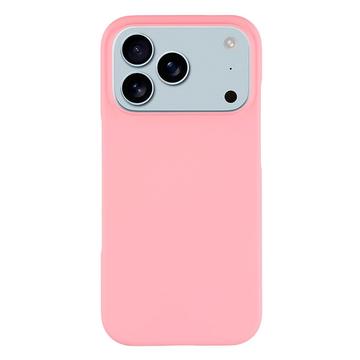 iPhone 17 Pro Gummiert Plastdeksel - Rosa