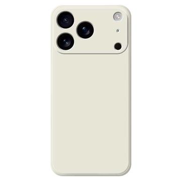 iPhone 17 Pro støtsikkert silikon-deksel - Beige