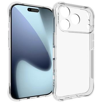 iPhone 17 Pro Støtsikkert TPU-deksel - Gjennomsiktig