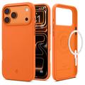 iPhone 17 Pro Spigen Silicone Fit MagFit-deksel - Kosmisk oransje