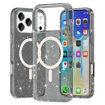 iPhone 17 Pro Stylish Glitter Series Hybrid-deksel - MagSafe-kompatibel