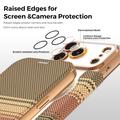 iPhone 17 Pro Stilig magnetisk flipp-deksel med RFID-kortspor - brun