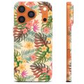 iPhone 17 Pro TPU-deksel - Rosa Blomster