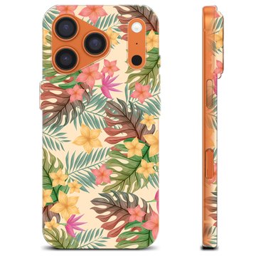iPhone 17 Pro TPU-deksel - Rosa Blomster