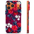 iPhone 17 Pro TPU-deksel - Vintage Blomster