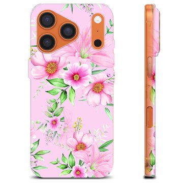 iPhone 17 Pro TPU-deksel - Akvarell Blomster