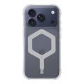 iPhone 17 Pro Tactical MagForce Hexagon-deksel - MagSafe-kompatibel - hvit / Gjennomsiktig