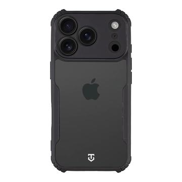 iPhone 17 Pro Tactical Quantum Stealth-deksel med forsterkede hjørner - klar / svart