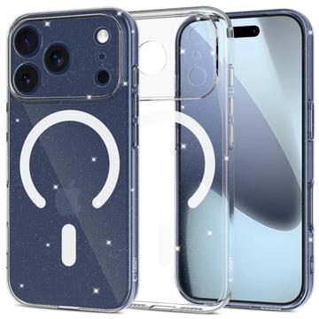 iPhone 17 Pro Tech-Protect FlexAir Glitter MagSafe TPU-deksel - Gjennomsiktig