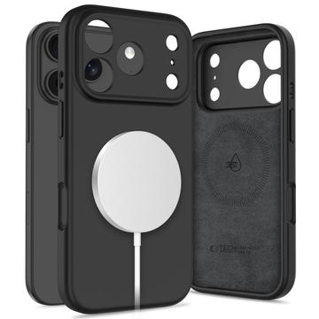 iPhone 17 Pro Tech-Protect flytende silikon-deksel - MagSafe-kompatibel - Svart