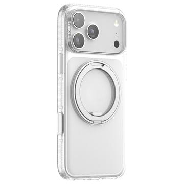 iPhone 17 Pro Torras O Fitness-deksel med 360 kickstand - MagSafe-kompatibel - Gjennomsiktig