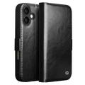 iPhone 17 Qialino Classic Lommebok-deksel I Lær