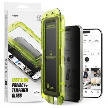 iPhone 17 Ringke Easy Slide Privacy Beskyttelsesglass - 2 stk.