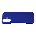 iPhone 17 Gummiert Plastdeksel - Blå