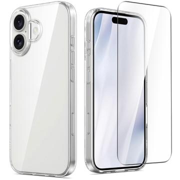 iPhone 17 Saii 2-i-1 TPU-deksel & Beskyttelsesglass