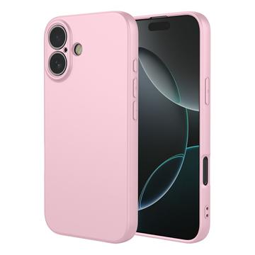 iPhone 17 støtsikkert silikon-deksel - Rosa