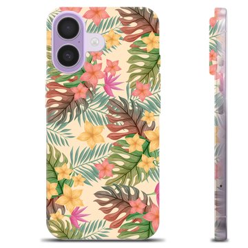 iPhone 17 TPU-deksel - Rosa Blomster