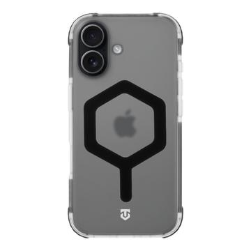 iPhone 17 Tactical MagForce Hexagon-deksel - MagSafe-kompatibel - svart / gjennomsiktig