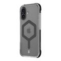 iPhone 17 Tactical MagForce Hexagon-deksel - MagSafe-kompatibel - svart / gjennomsiktig