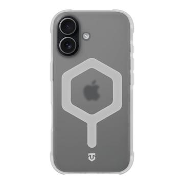 iPhone 17 Tactical MagForce Hexagon-deksel - MagSafe-kompatibel - hvit / Gjennomsiktig