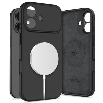 iPhone 17 Tech-Protect flytende silikon-deksel - MagSafe-kompatibel - Svart