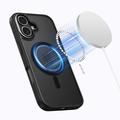 iPhone 17 Tech-Protect MagEdge-deksel - MagSafe-kompatibel - matt svart / Gunmetal