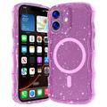 iPhone 17 Wave-Edge Laser Glitter MagSafe-deksel