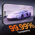iPhone 18 Full Cover Beskyttelsesglass - 9H - svart kant