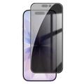 iPhone 18 Privacy Full Cover Beskyttelsesglass - Svart Kant