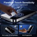 iPhone 18 Privacy Full Cover Beskyttelsesglass - Svart Kant