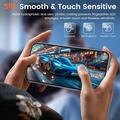 iPhone 18 Privacy Full Cover Beskyttelsesglass - Svart Kant