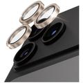 iPhone 18 Pro/18 Pro Max PanzerGlass Hoops keramisk kameralinsebeskytter - Gullglitter
