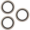 iPhone 18 Pro/18 Pro Max PanzerGlass Hoops keramisk kameralinsebeskytter - Gullglitter