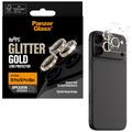 iPhone 18 Pro/18 Pro Max PanzerGlass Hoops keramisk kameralinsebeskytter - Gullglitter