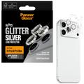 iPhone 18 Pro/18 Pro Max PanzerGlass Hoops keramisk kameralinsebeskytter - Sølvglitter