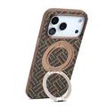 iPhone 18 Pro/17 Pro DENIOR A30 magnetisk deksel med ringstativ