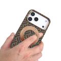 iPhone 18 Pro/17 Pro DENIOR A30 magnetisk deksel med ringstativ