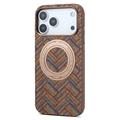 iPhone 18 Pro/17 Pro DENIOR A30 magnetisk deksel med ringstativ – Khaki
