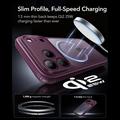 iPhone 18 Pro/17 Pro ESR Classic Hybrid MagSafe-deksel - Frostet dyp burgunder