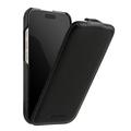 iPhone 18 Pro/17 Pro Melkco magnetisk vertikalt flip-etui – svart