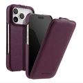 iPhone 18 Pro/17 Pro Melkco magnetisk vertikalt flip-etui – lilla