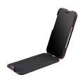 iPhone 18 Pro/17 Pro Melkco magnetisk vertikalt flip-etui – lilla