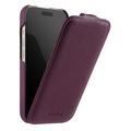 iPhone 18 Pro/17 Pro Melkco magnetisk vertikalt flip-etui – lilla
