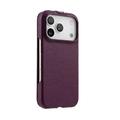 iPhone 18 Pro/17 Pro Melkco magnetisk vertikalt flip-etui – lilla