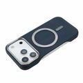 iPhone 18 Pro/17 Pro Slankt magnetisk deksel i karbonfiber - blå