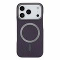 iPhone 18 Pro/17 Pro Slankt magnetisk deksel i karbonfiber - lilla