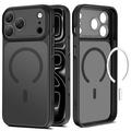 iPhone 18 Pro/17 Pro Tech-Protect MagPrime MagSafe CC hybrid-deksel - matt svart