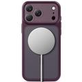 iPhone 18 Pro/17 Pro Tech-Protect MagPrime MagSafe CC hybrid-deksel - matt Burgunderrød